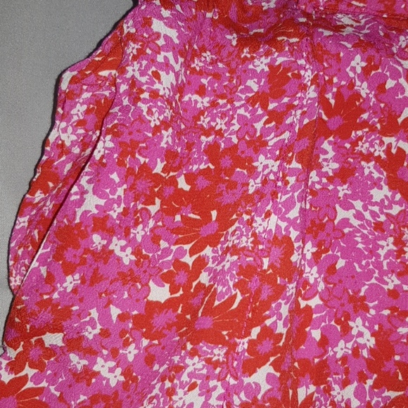 Zara Girls Pink Red Floral Pants Soft Collection♥️ - Picture 6 of 7